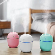 Luftbefeuchter Duftöl Aroma Diffuser Humidifier Dufterfrischer mit LED Licht Weiß