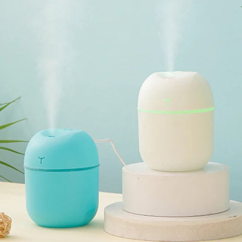 Luftbefeuchter Duftöl Aroma Diffuser Humidifier Dufterfrischer mit LED Licht Rosa